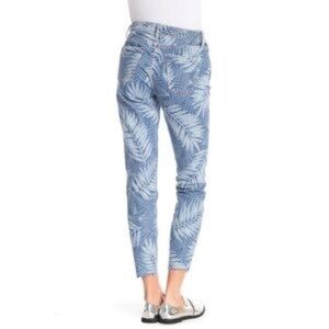 Current/Elliott The Stiletto Leaf Print Jeans 23